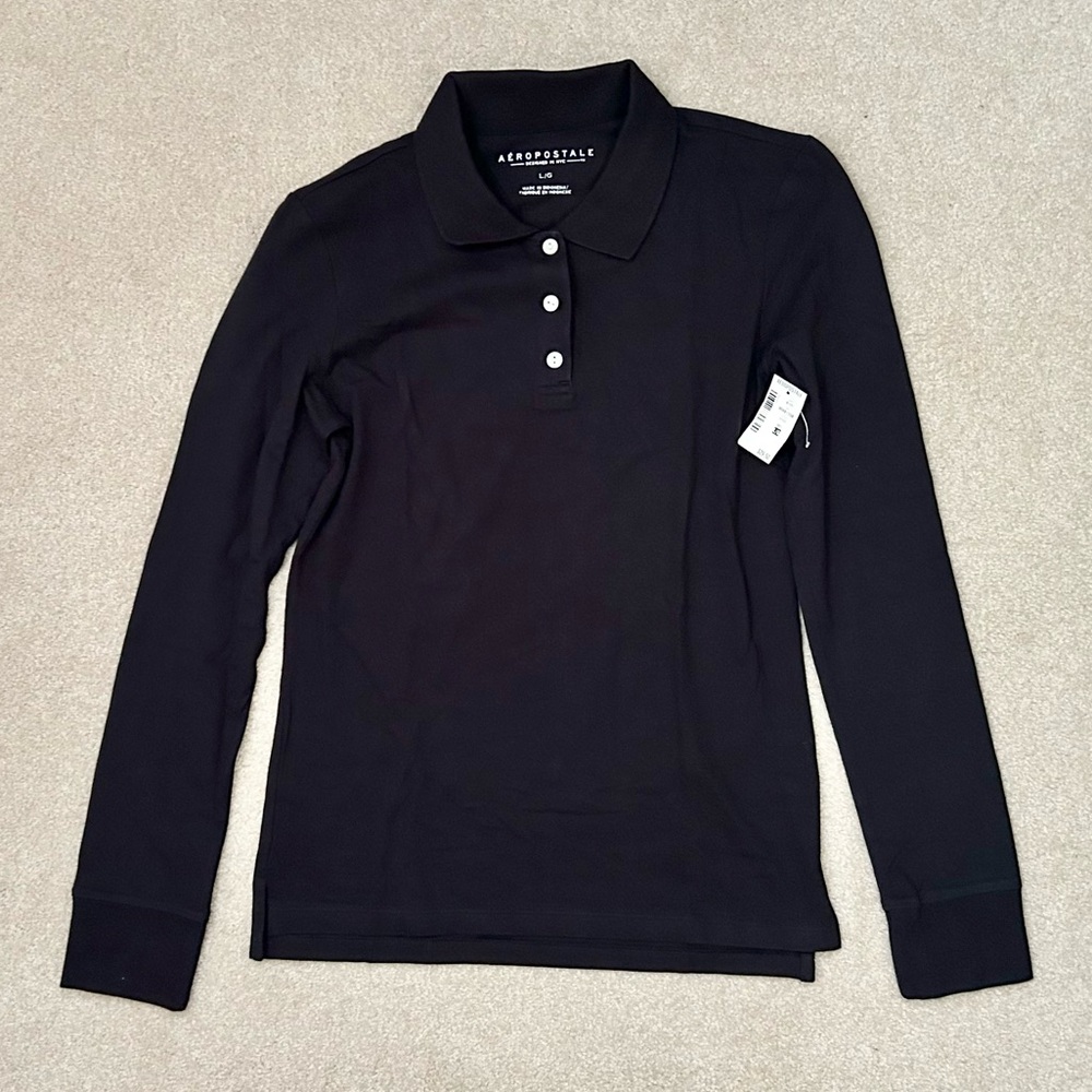 Aeropostale LS Polo Shirt
